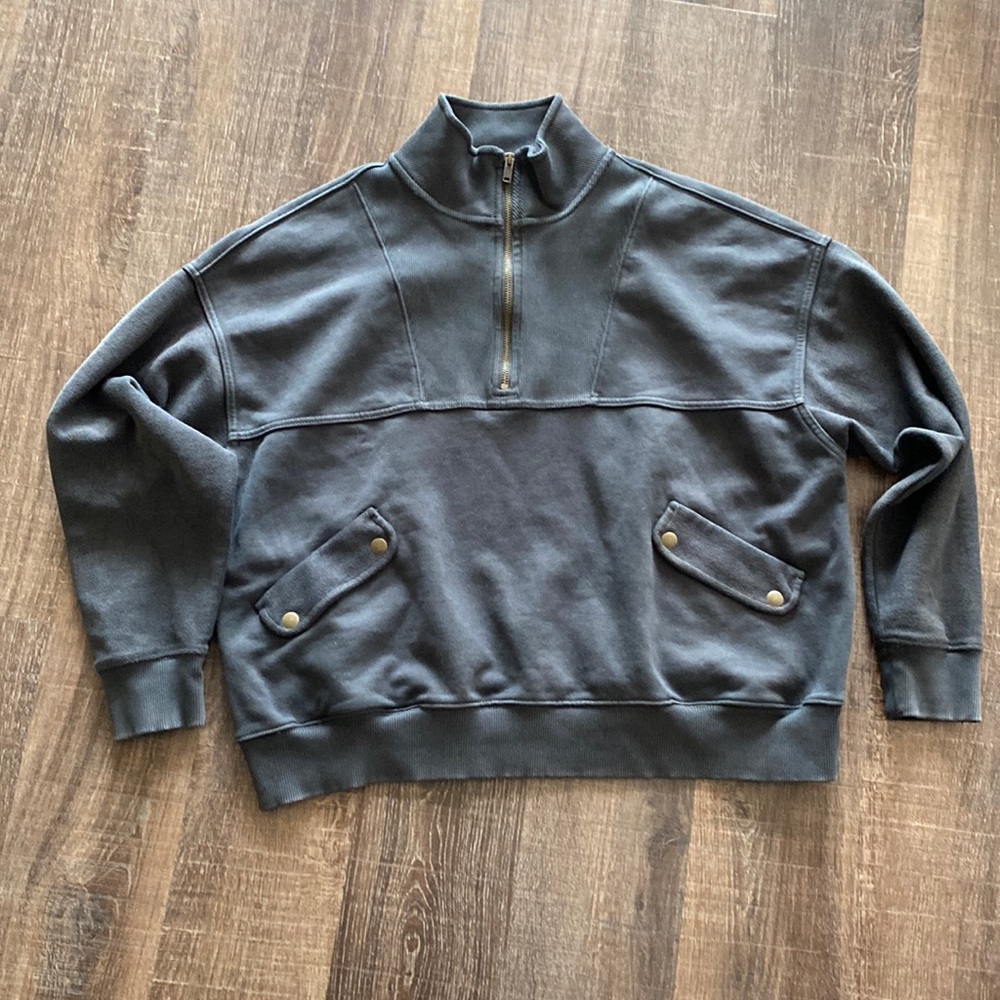 Aerie Moto Half Zip